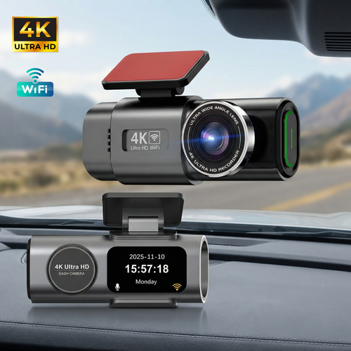 Kamera Samochodowa 4K UHD z Trybem Nocnym